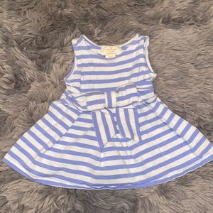 Kate Spade cotton blue striped dress